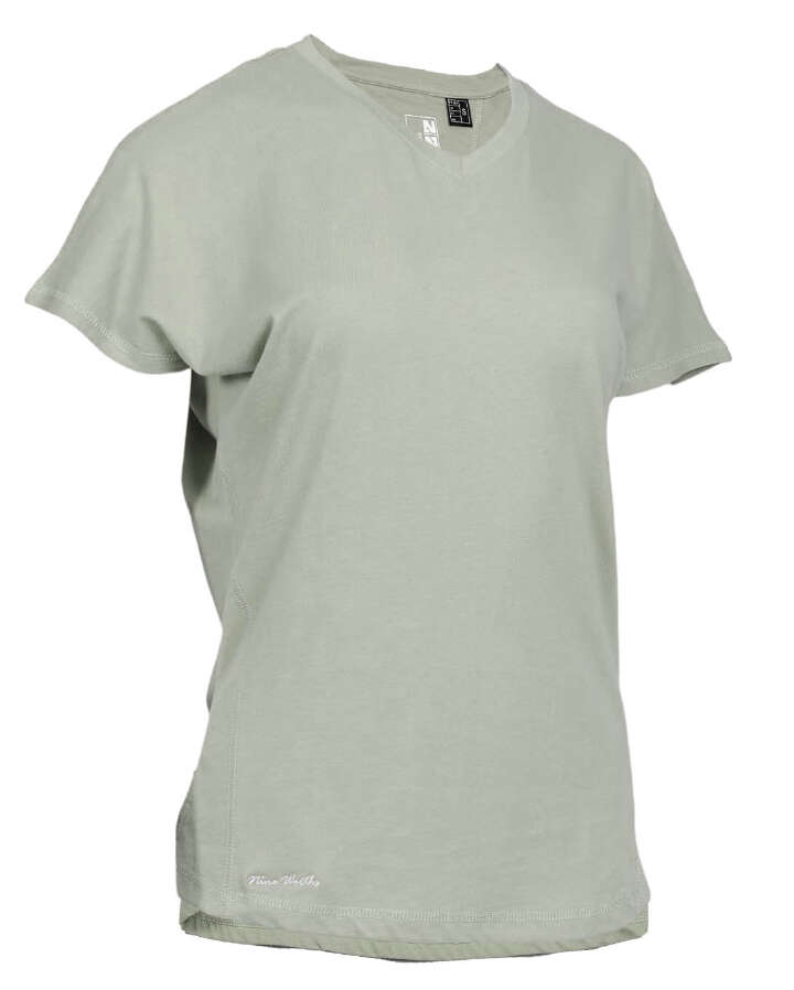 NW NINE WORTHS Damen Kurzarm Arbeits-T-Shirt Blair